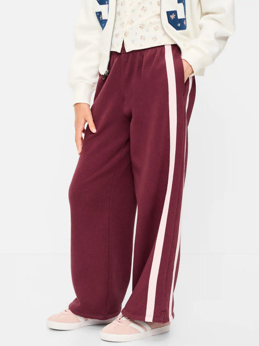 Super Baggy Wide-Leg Retro Sweatpants for Girls