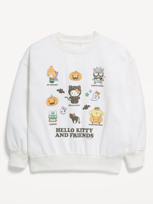 Hello Kitty® Oversized Graphic Tunic Sweatshirt for Girls
