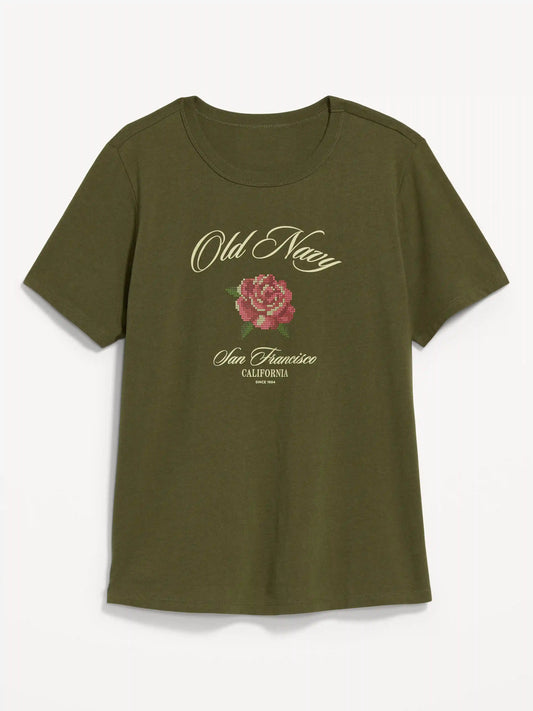 EveryWear Crew-Neck Logo-Graphic T-Shirt