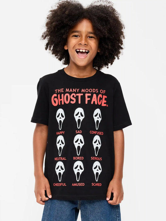Ghost Face™ Gender-Neutral Graphic T-Shirt for Kids