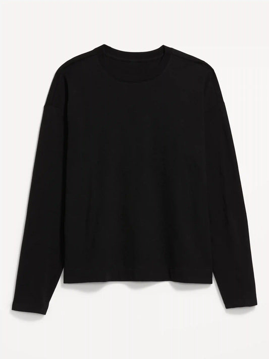 Vintage Long-Sleeve Crew-Neck T-Shirt