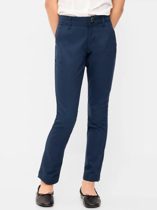 Skinny School Uniform Pants for Girls