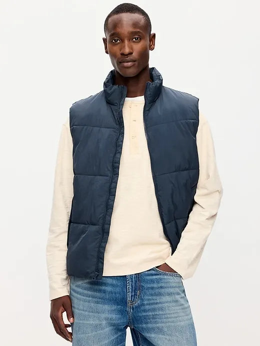 Frost-Free Water-Resistant Puffer Vest