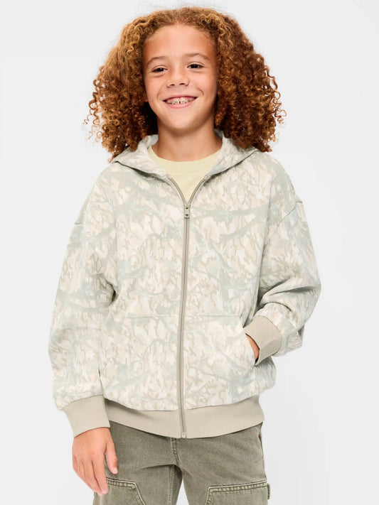 Oversized Zip Hoodie for Boys