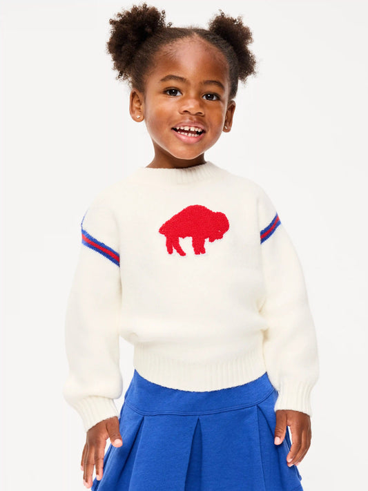 Dallas Cowboys Crew-Neck Sweater for Toddler Girls