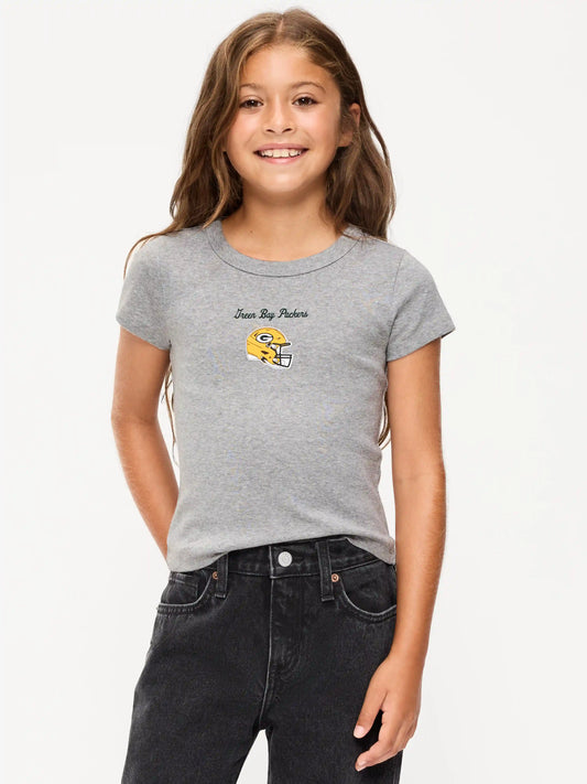 Green Bay Packers Fitted Graphic T-Shirt for Girls