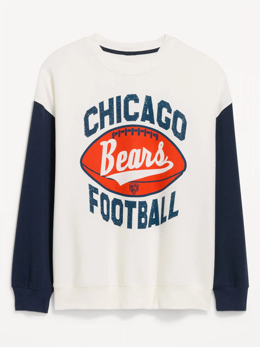 Chicago Bears Oversized Fleece Sweatshirt for Women