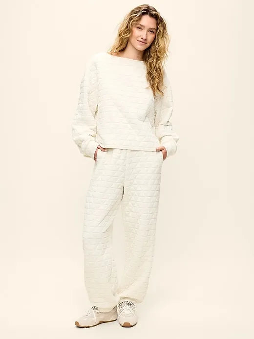 Quilted Bounce Fleece Sweatpant