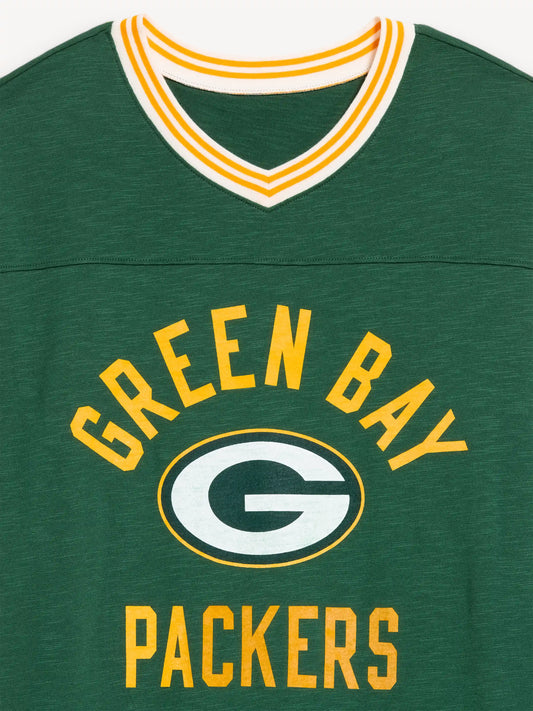 Green Bay Packers Oversized Mini Football Dress for Women