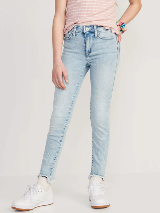 High-Waisted Rockstar 360° Stretch Jeggings for Girls