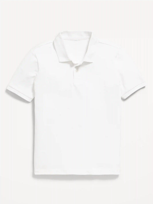 School Uniform Pique Polo Shirt for Boys