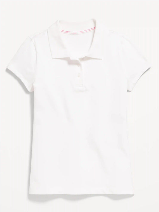 Uniform Pique Polo Shirt for Girls