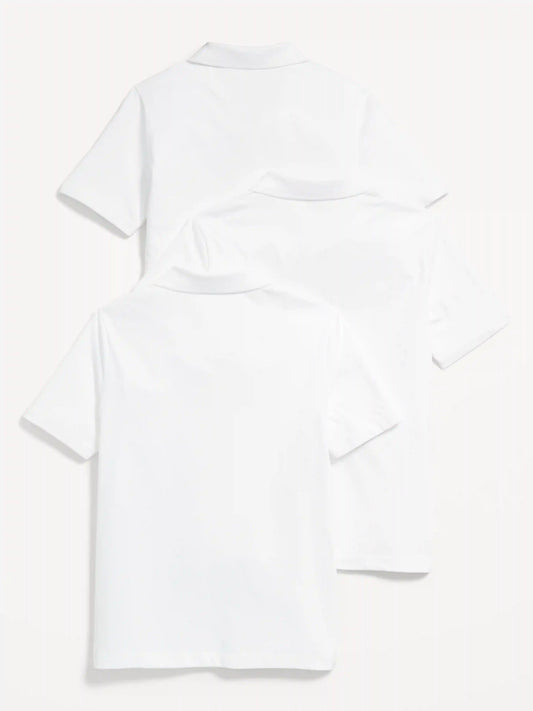 School Uniform Polo Shirt 3-Pack for Boys