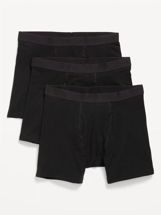 3-Pack Soft-Washed Boxer-Briefs -- 6.25-inch inseam
