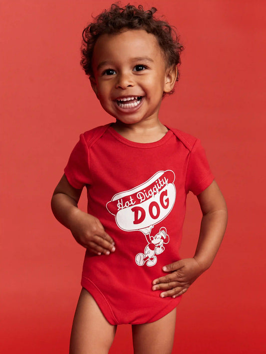 Old Navy x Disney© Short-Sleeve Logo-Graphic Bodysuit for Baby