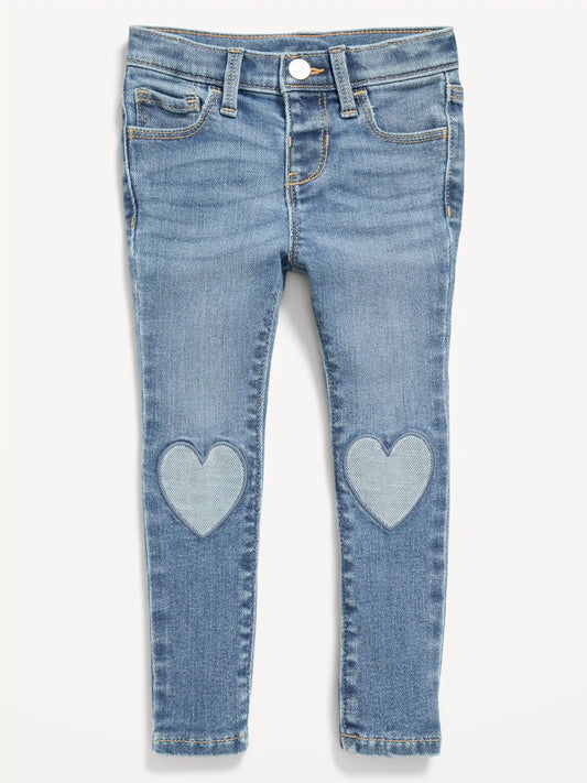 High-Waisted Rockstar 360° Stretch Jeggings for Toddler Girls