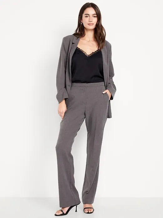 Mid-Rise Taylor Boot-Cut Pants