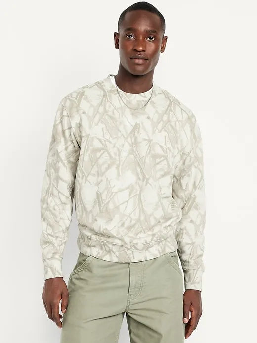 Loose Rotation Crew-Neck Sweatshirt