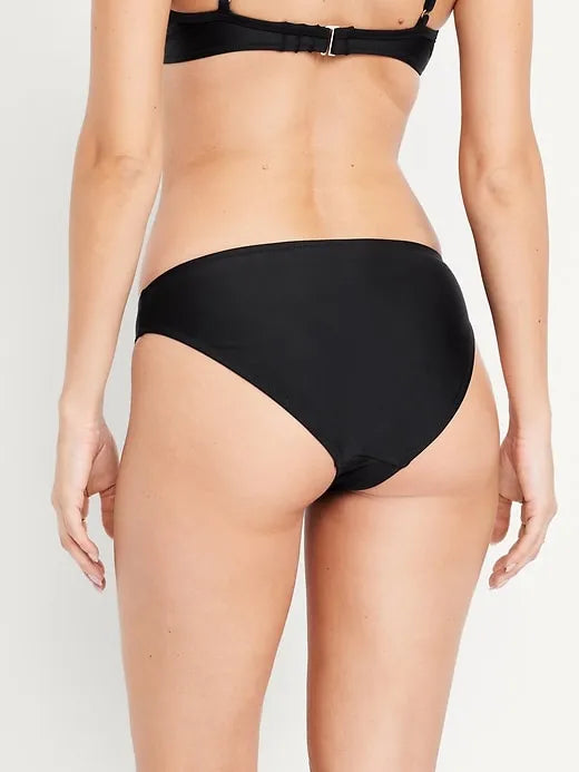 Mid-Rise Bikini Swim Bottoms