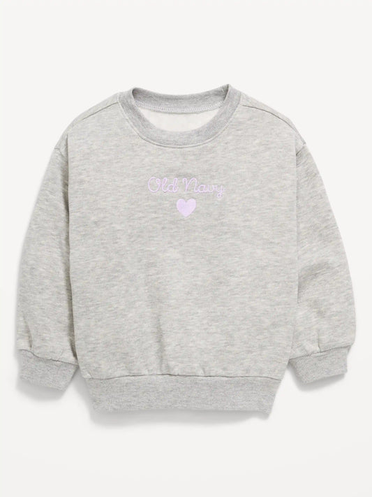 Logo Graphic Sweatshirt for Toddler Girls