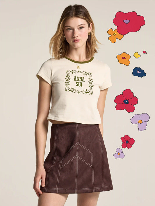 Old Navy x Anna Sui Ringer Tee