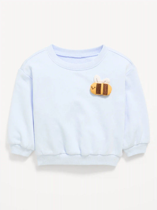 Printed Crew-Neck Sweatshirt for Baby