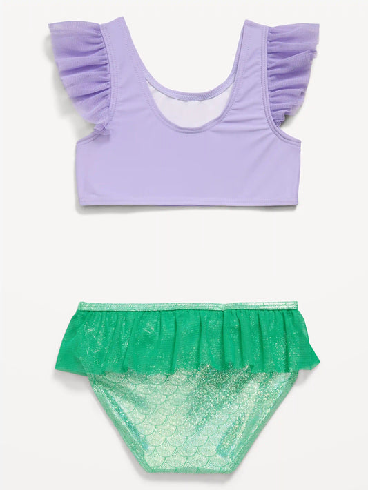 Ruffled Bikini Swim Set for Toddler Girls