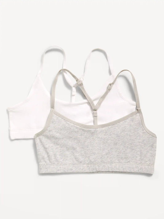 Racerback Cami Bra 2-Pack for Girls