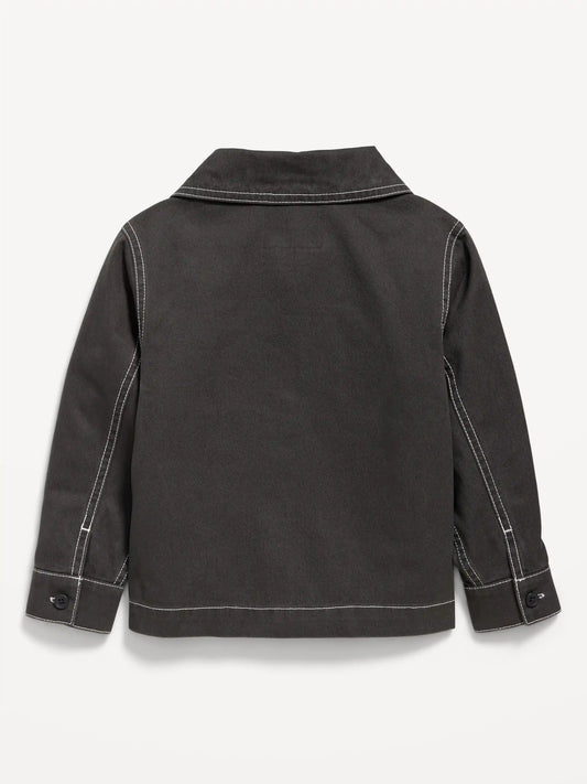 Washed Utility Jacket for Toddler Boys