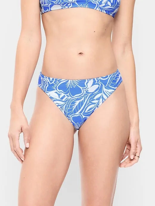 Mid-Rise Bikini Swim Bottoms