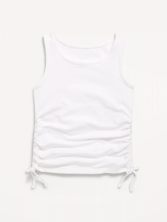 Side-Ruched Tank Top for Girls