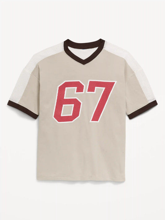 Oversized Short-Sleeve Graphic T-Shirt for Boys