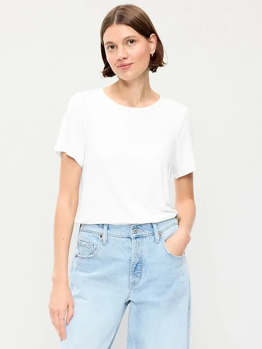 Luxe Crew-Neck T-Shirt