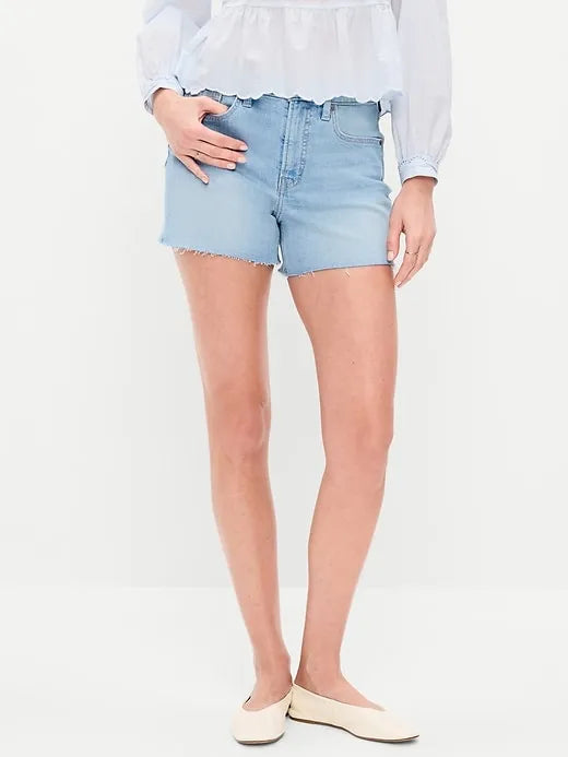 High-Waisted OG Jean Shorts -- 4-inch inseam