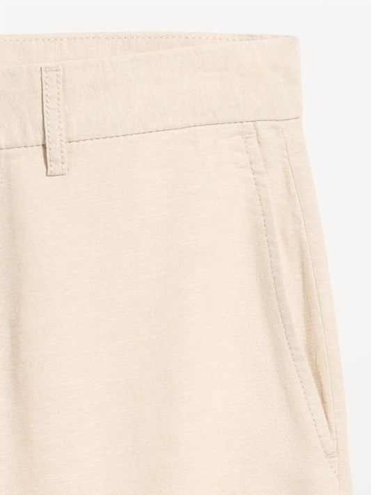 Slim Linen-Blend Rotation Chino Shorts -- 8-inch inseam