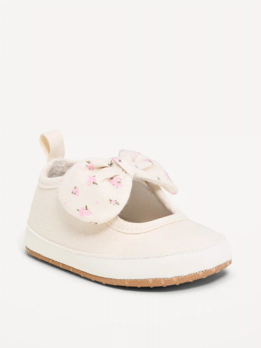 Knit Bow Sneakers for Baby