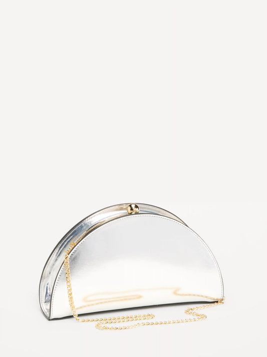 The Occasion by Old Navy Half-Moon Clutch