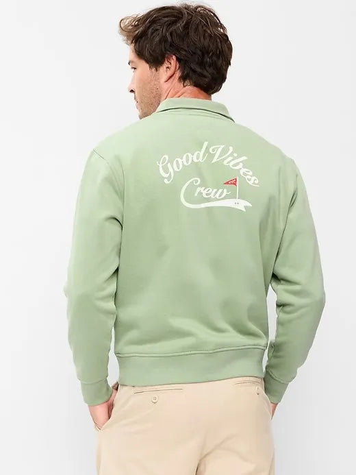 Rotation Fleece Graphic Quarter Zip