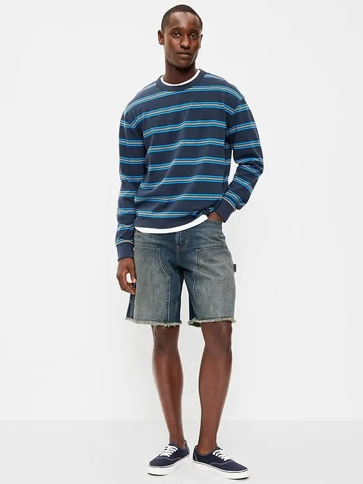 Baggy Carpenter Jean Shorts-- 10-inch inseam