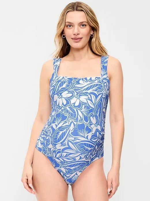 Maternity Structured One-Piece Swimsuit