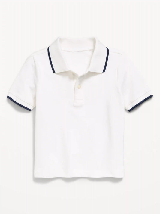 Short-Sleeve Pique Polo Shirt for Toddler Boys