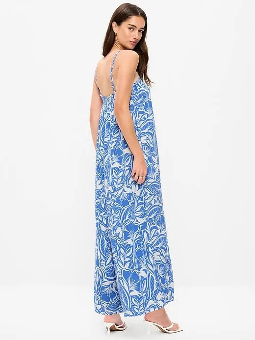 Airy Smocked Jumpsuit