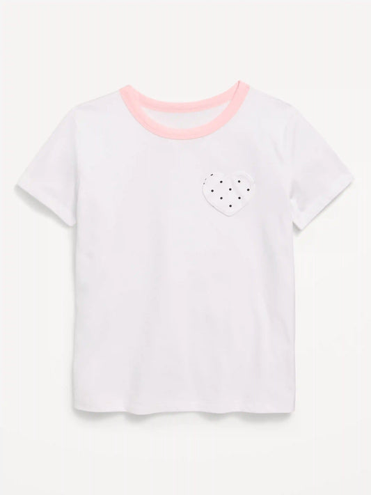 Softest Short-Sleeve Pocket T-Shirt for Girls