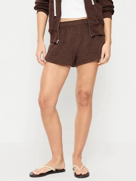 Mid-Rise Terry Cloth Shorts -- 2.5-inch inseam