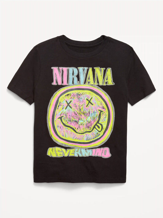 Nirvana™ Gender-Neutral Graphic T-Shirt for Kids