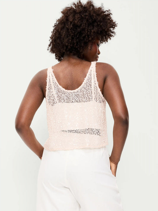 Sequin Tank Top
