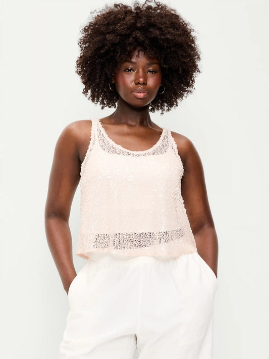 Sequin Tank Top