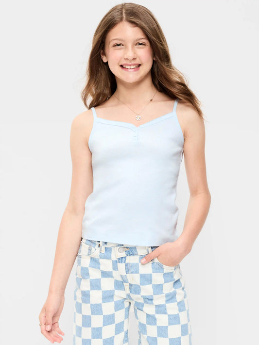 Fitted Printed Tank Top for Girls