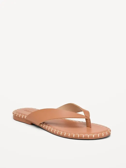 Whipstich Flip-Flops for Women