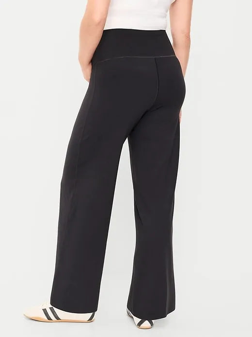 Maternity Full-Panel StudioSmooth Wide-Leg Pants